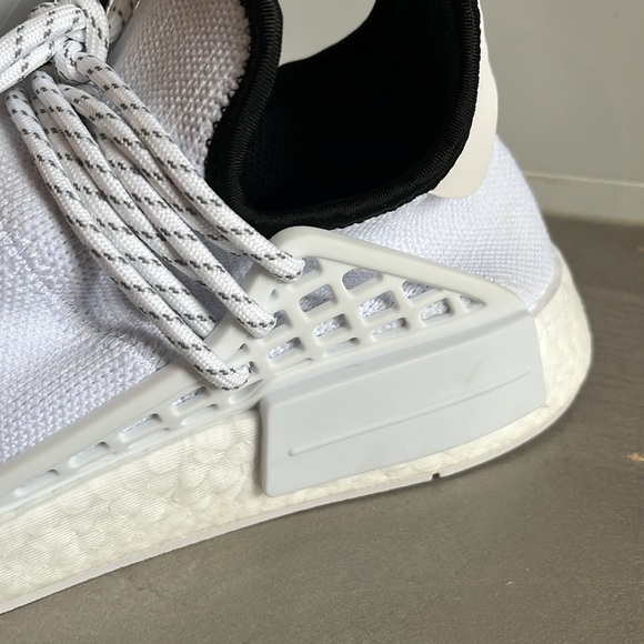 Adidas x Pharrell NMD Human Race Cloud White Sneakers - Picture 9 of 12